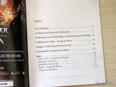 Compêndio do The Witcher 3: Wild Hunt (Playstation 4)