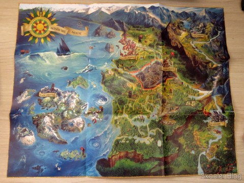 Mapa do mundo de The Witcher 3: Wild Hunt (Playstation 4)
