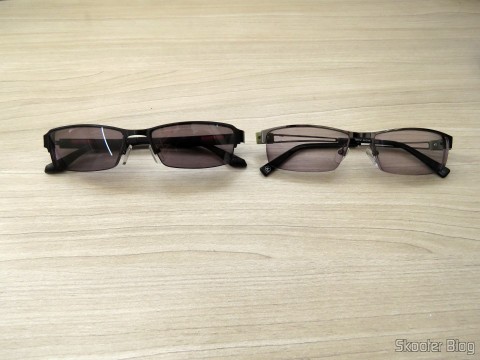 Óculos de Sol com Grau - G4U 2104 com lentes 1.57 CR39 e Óculos G4U 79012 com Lentes 1.56 Fotocromáticas Cinza