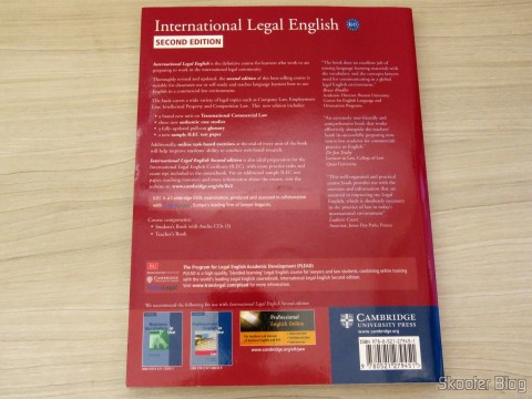 Amazon: International Legal English Student's Book with Audio CDs (3): A Course for Classroom or Self-study Use 6 Livro International Legal English Student's Book with Audio CDs (3): A Course for Classroom or Self-study Use