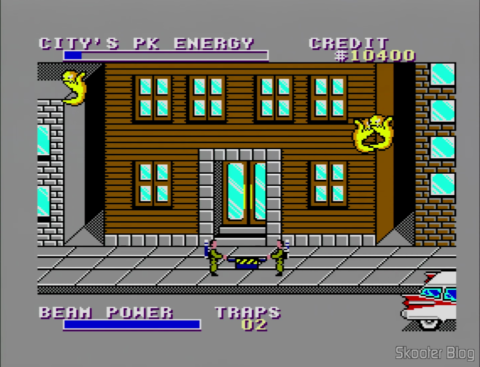 Capturando fantasmas no Ghostbusters - Master System
