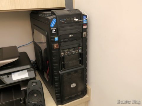 Gravador Blu-ray Pionner BDR 209-DBK instalado em meu PC