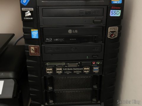 Gravador Blu-ray Pionner BDR 209-DBK instalado em meu PC