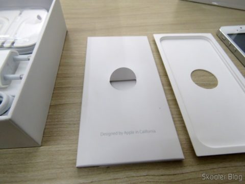 Embalagem do iPhone 5S 32GB Prata Tela 4" IOS 8 4G Câmera 8MP