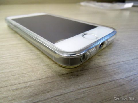 Capa e Película de vidro aplicada no iPhone 5S