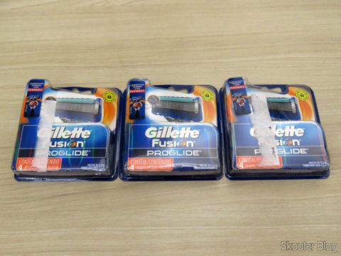 3 Cargas Gillette Proglide Regular com 4 unidades