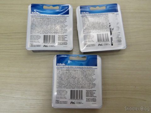 3 Cargas Gillette Proglide Regular com 4 unidades