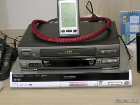 Video Cassete Gradiente GSV-860HF e Gravador de DVD de Mesa Panasonic DMR-ES10