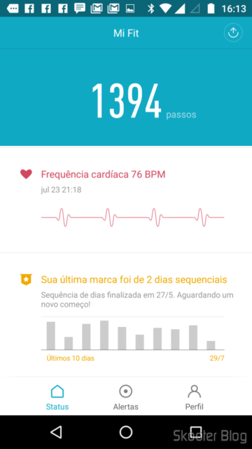 Mi Fit: Batimentos Cardíacos