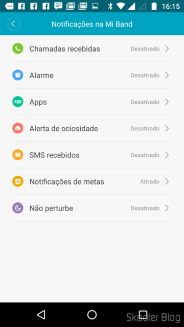 Mi Fit: Notificações