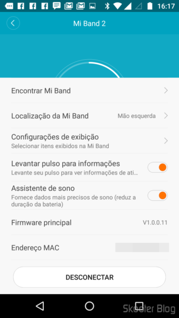 Mi Fit: Configurações da Mi Band