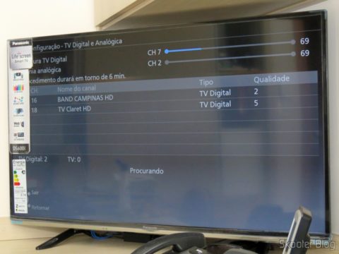 Sintonizando canais na Smart TV Panasonic Viera 40" - TC-40DS600B