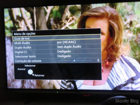 Opções na Smart TV Panasonic Viera 40" - TC-40DS600B