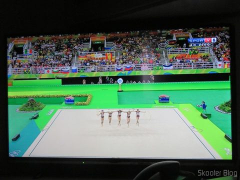 Smart TV Panasonic Viera 40" - TC-40DS600B, em funcionamento