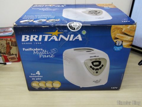 Panificadora Britania Multi Pane, em sua embalagem