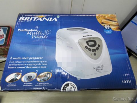 Panificadora Britania Multi Pane, em sua embalagem