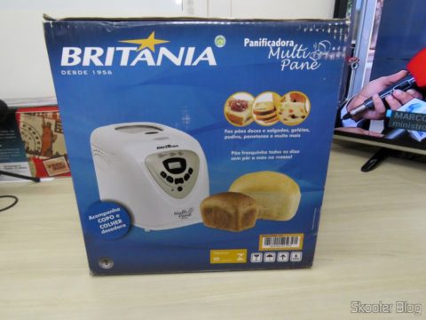 Panificadora Britania Multi Pane, em sua embalagem