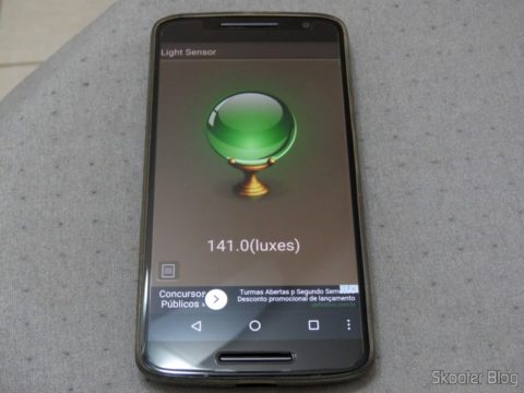 Sensor de Luminosidade com as 3 Lâmpadas Ourolux Superled Ouro 60 6W iligadas