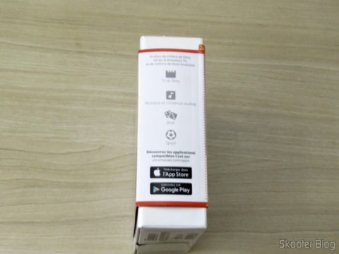 Chromecast 2, em sua embalagem