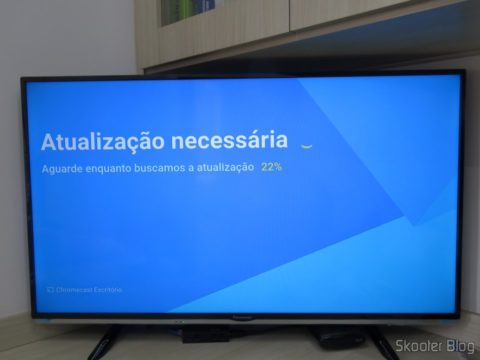 Chromecast 2 instalando atualizações