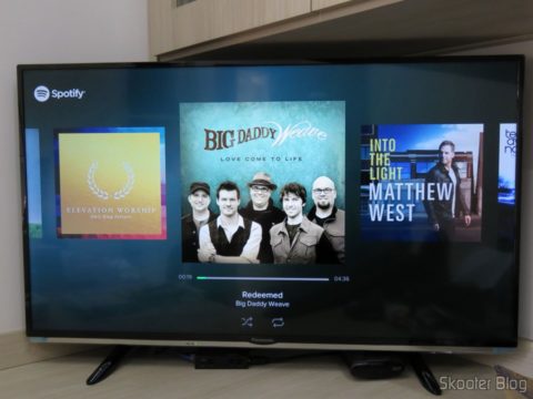 Testando o Spotify no Chromecast 2