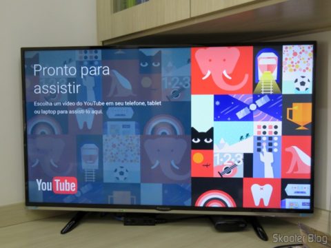 Testando o Youtube no Chromecast 2
