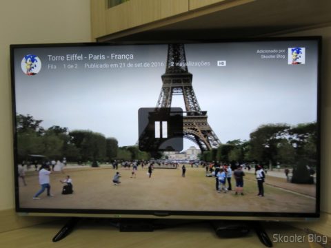 Testando o Youtube no Chromecast 2