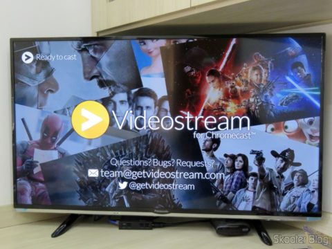 Extensão Videostream do Chrome para exibir vídeos do PC no Chromecast