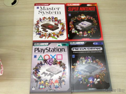 Os 4 primeiros volumes do Dossiê OLD!Gamer: Master System, Super Nintendo, Playstation e Mega Drive