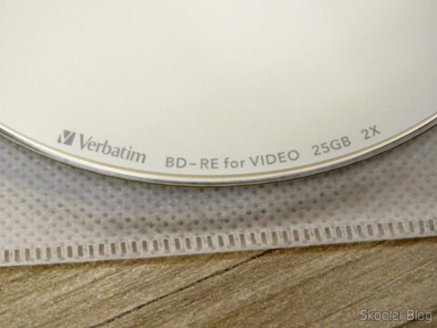 Mídias BD-RE 2X 25GB Verbatim Mitsubishi (Blu-Ray Regravável)