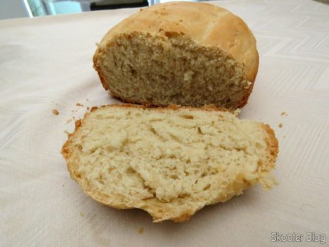 O sexto pão: Pão Branco Tradicional feito no Ciclo Normal com Casca Clara