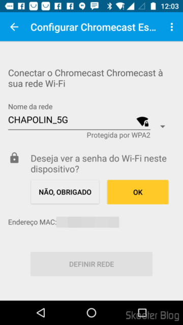 Configurando o Chromecast 2