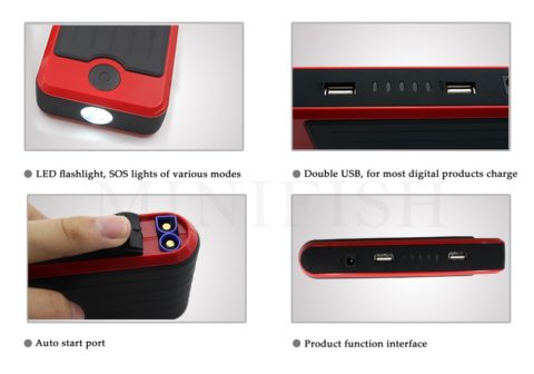 Powerbank com Jump Starter para Carro