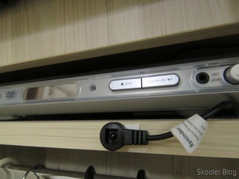 Receptor de IR junto ao ponto escravo