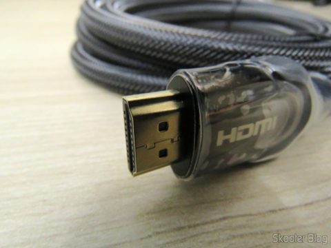 Plug do Cabo HDMI 2.0 4K 3D 60Hz Vention de 2 metros