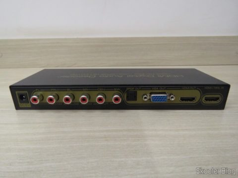 Decodificador e Extrator de Áudio HDMI para HDMI, SPDIF e Analógico 5.1