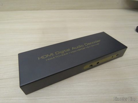 Decodificador e Extrator de Áudio HDMI para HDMI, SPDIF e Analógico 5.1