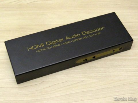 Decodificador e Extrator de Áudio HDMI para HDMI, SPDIF e Analógico 5.1