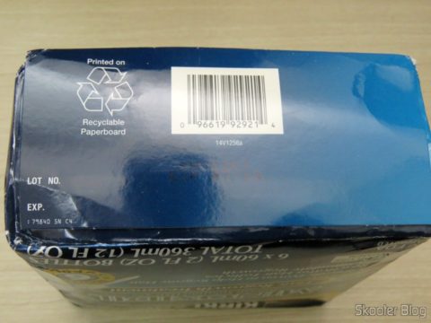 Embalagem com os 6 frascos de Kirkland Minoxidil 5%