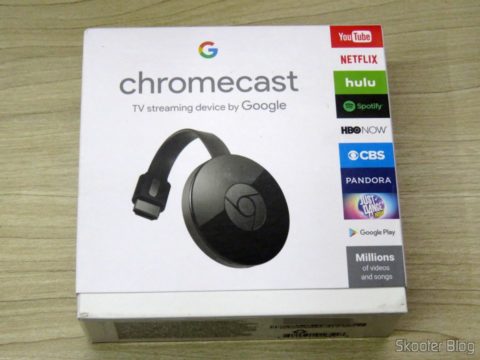 Google Chromecast 2, em sua embalagem lacrada