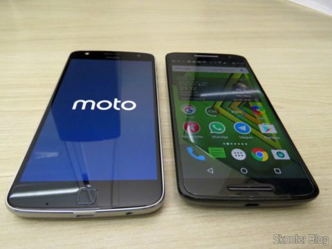 Moto Z Play, ao lado do Moto X Play