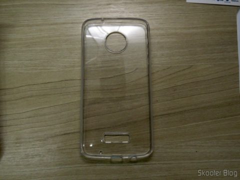 Kit 2 em 1 Película de Vidro e Capa Anti Impacto Transparente para Motorola Moto Z Play 2 Capa para o Moto Z Play do Kit 2 em 1 Película de Vidro e Capa Anti Impacto Transparente para Motorola Moto Z Play