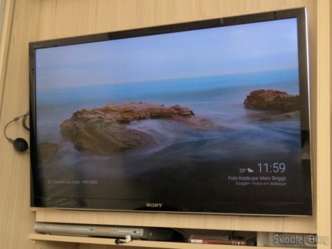 Google Chromecast 2 instalado e funcionando