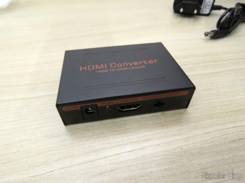 Entrada do Extrator de Áudio de HDMI para SPDIF e Analógico RCA Estéreo