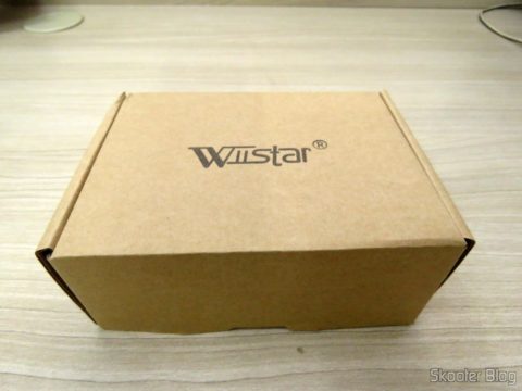 Decodificador de Áudio Óptico/Coaxial DTS/AC3 para Analógico Estéreo Wiistar, em sua embalagem