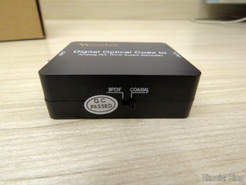 Decodificador de Áudio Óptico/Coaxial DTS/AC3 para Analógico Estéreo Wiistar