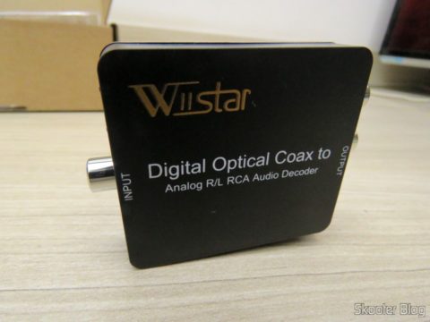 Decodificador de Áudio Óptico/Coaxial DTS/AC3 para Analógico Estéreo Wiistar