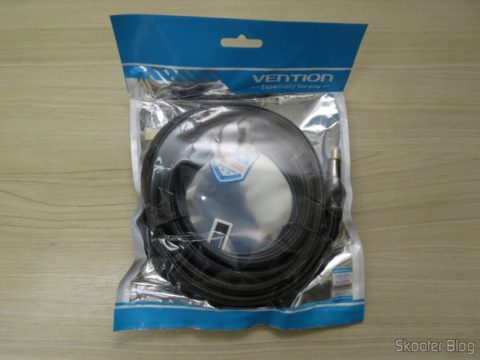 Cabo HDMI 2.0 4K 3D 60Hz Vention de 3 metros, em sua embalagem