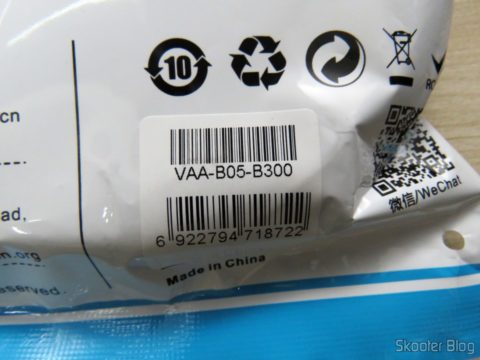 Cabo HDMI 2.0 4K 3D 60Hz Vention de 3 metros, em sua embalagem