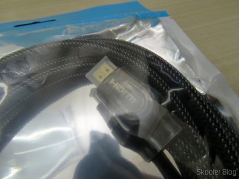 2º Cabo HDMI 2.0 4K 3D 60Hz Vention de 2 metros, em sua embalagem